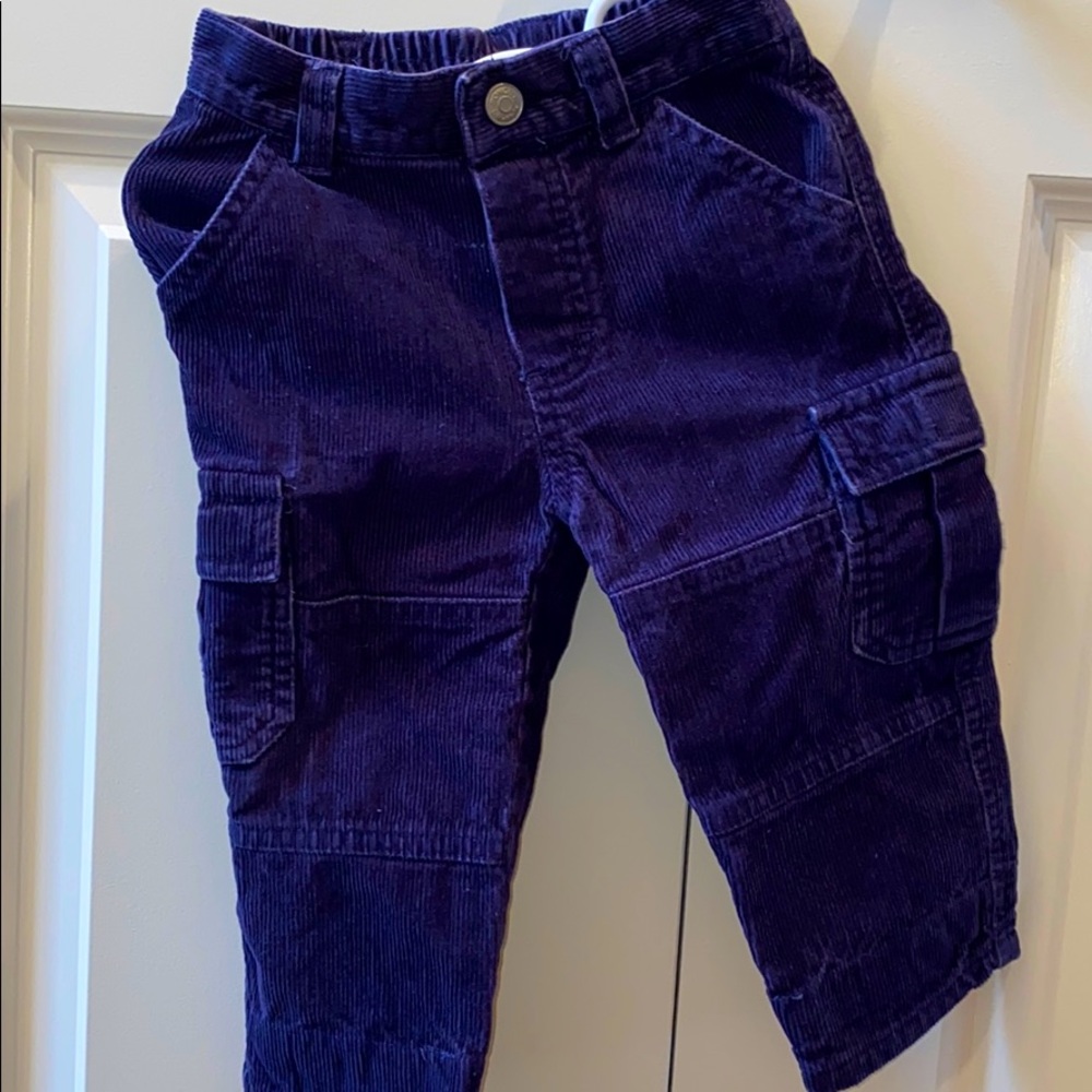 Sonoma corduroy boys blue pants. Size 12 months.